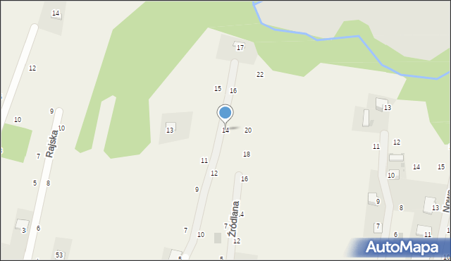 Wola Filipowska, Studzianki, 14, mapa Wola Filipowska