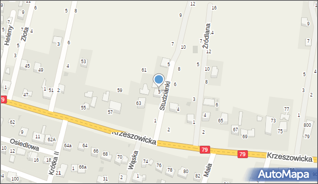 Wola Filipowska, Studzianki, 3, mapa Wola Filipowska