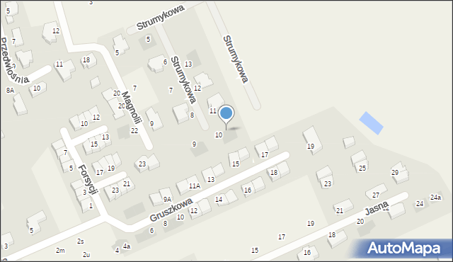 Wołczkowo, Strumykowa, 10A, mapa Wołczkowo