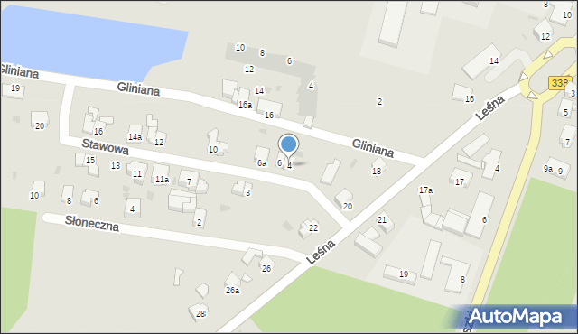 Wołów, Stawowa, 4, mapa Wołów