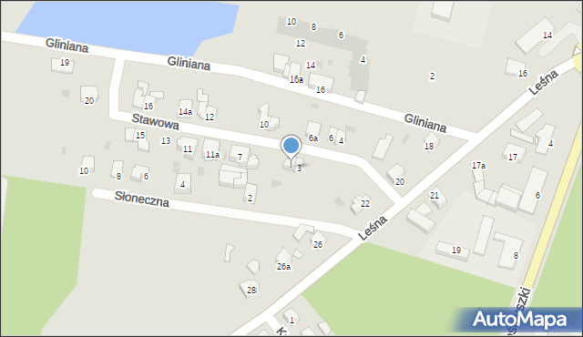 Wołów, Stawowa, 5, mapa Wołów