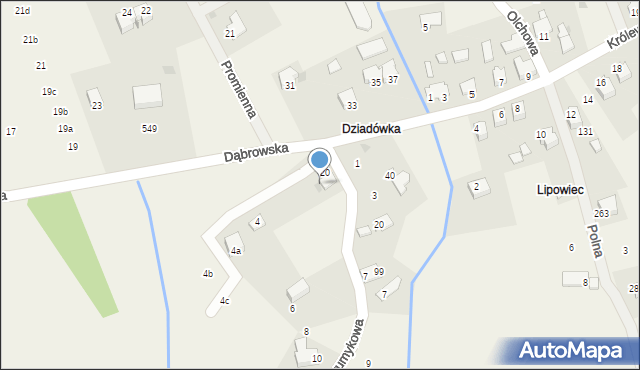 Wołowice, Strumykowa, 2, mapa Wołowice