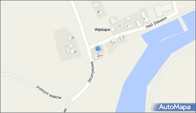 Wołowice, Strumykowa, 43, mapa Wołowice