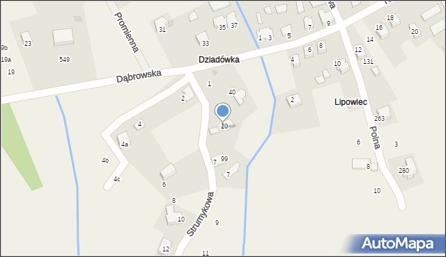 Wołowice, Strumykowa, 5, mapa Wołowice