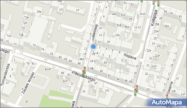 Wrocław, Stawowa, 16, mapa Wrocławia