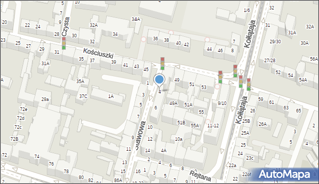 Wrocław, Stawowa, 4, mapa Wrocławia