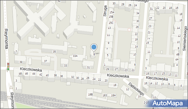 Wrocław, Struga Andrzeja, 4, mapa Wrocławia