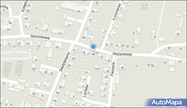 Wrocław, Stoczniowa, 49, mapa Wrocławia