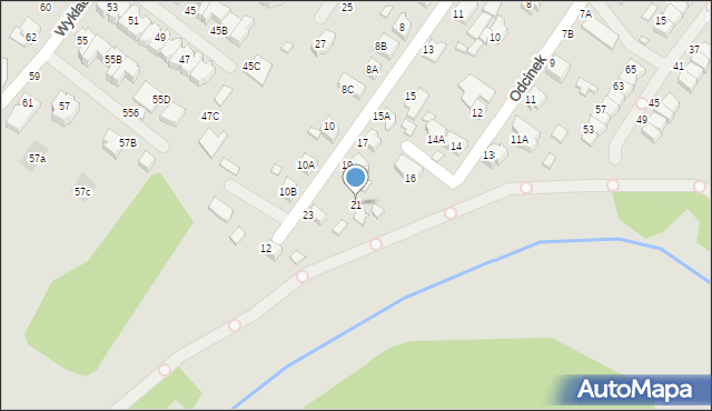 Wrocław, Strumykowa, 21, mapa Wrocławia