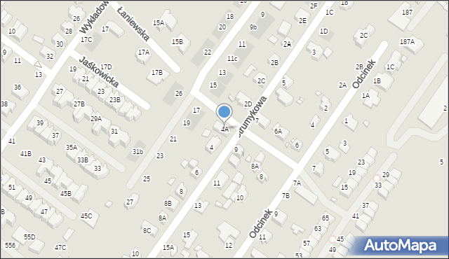 Wrocław, Strumykowa, 4A, mapa Wrocławia