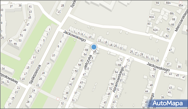 Wrocław, Stefczyka Franciszka, 63, mapa Wrocławia