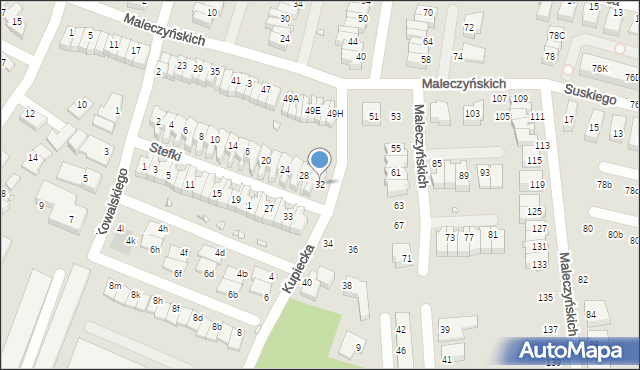 Wrocław, Stefki Kamila, 32, mapa Wrocławia