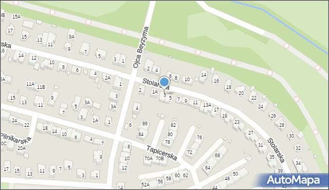 Wrocław, Stolarska, 3, mapa Wrocławia