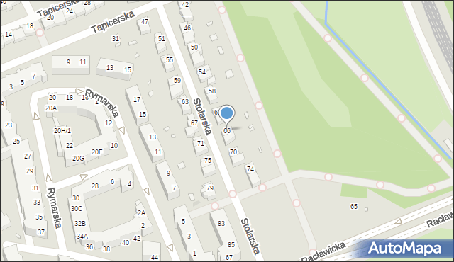 Wrocław, Stolarska, 66, mapa Wrocławia