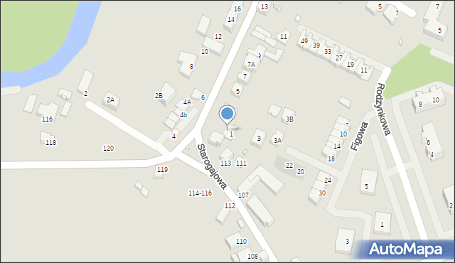 Wrocław, Stabłowicka, 1b, mapa Wrocławia