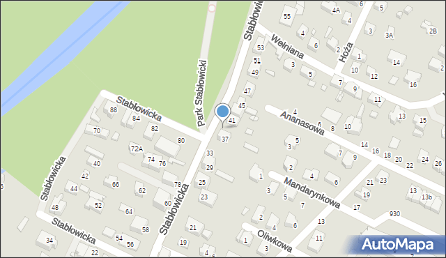 Wrocław, Stabłowicka, 39, mapa Wrocławia