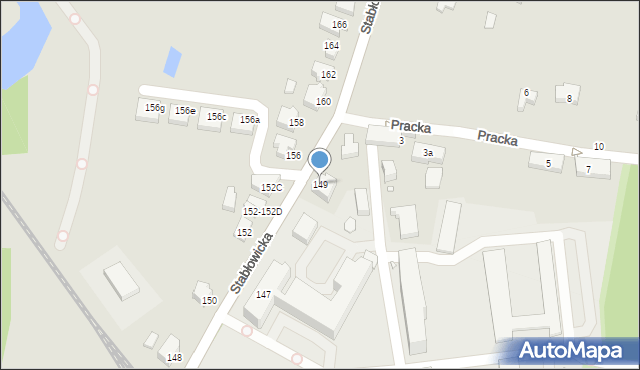 Wrocław, Stabłowicka, 149, mapa Wrocławia