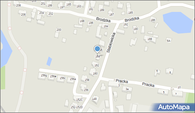 Wrocław, Stabłowicka, 164, mapa Wrocławia
