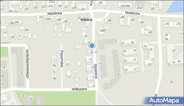 Wrocław, Stodolna, 9, mapa Wrocławia