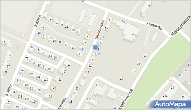 Wrocław, Stobrawska, 10, mapa Wrocławia