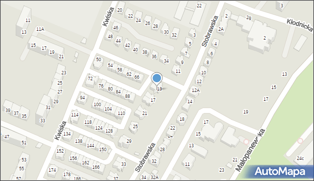 Wrocław, Stobrawska, 15, mapa Wrocławia