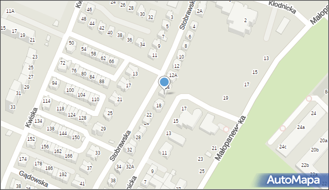 Wrocław, Stobrawska, 16, mapa Wrocławia