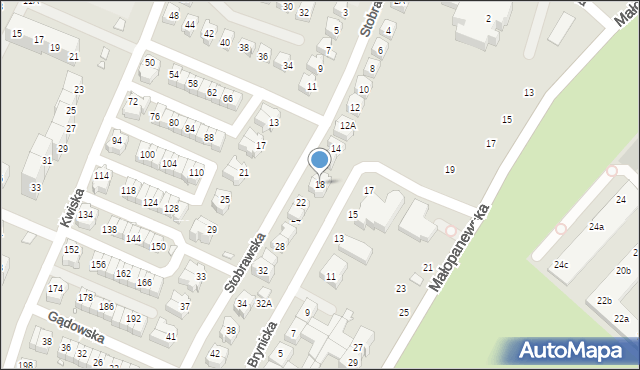 Wrocław, Stobrawska, 18, mapa Wrocławia