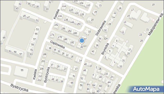 Wrocław, Stobrawska, 41, mapa Wrocławia