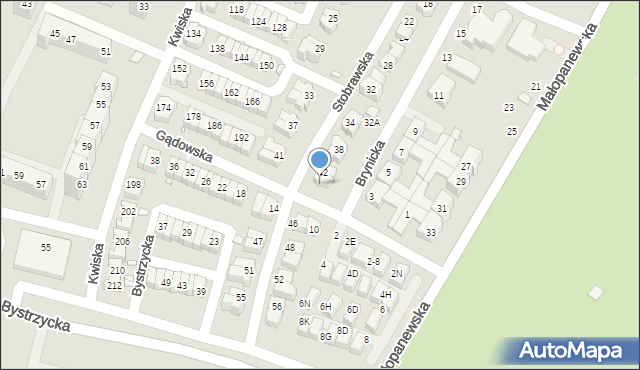 Wrocław, Stobrawska, 44, mapa Wrocławia