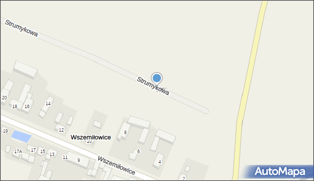 Wszemiłowice, Strumykowa, 5, mapa Wszemiłowice