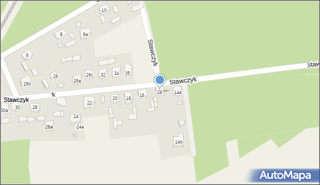 Wszewilki, Stawczyk, 14, mapa Wszewilki