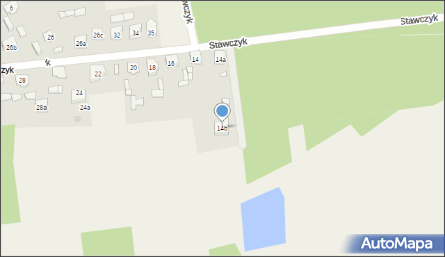 Wszewilki, Stawczyk, 14b, mapa Wszewilki