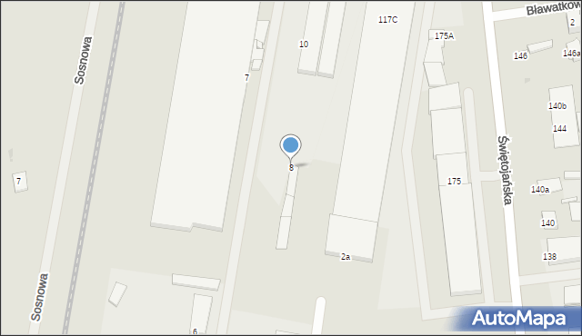 Wyszków, Stolarska, 8, mapa Wyszków