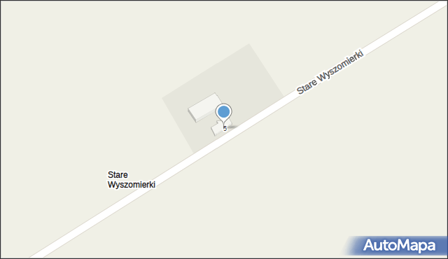 Wyszomierz, Stare Wyszomierki, 5, mapa Wyszomierz