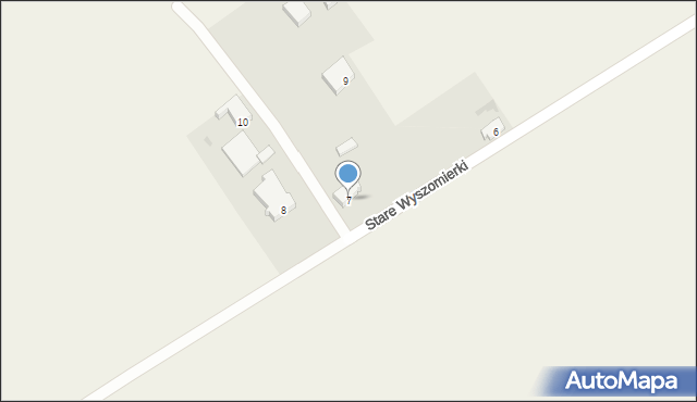 Wyszomierz, Stare Wyszomierki, 7, mapa Wyszomierz