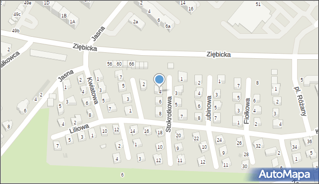 Ząbkowice Śląskie, Stokrotkowa, 4, mapa Ząbkowice Śląskie