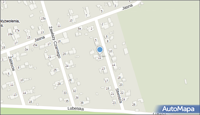 Zabrze, Stwosza Wita, 11, mapa Zabrza