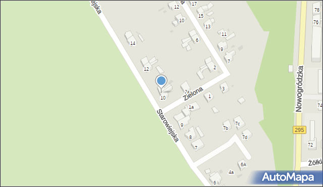 Żagań, Starowiejska, 11, mapa Żagań