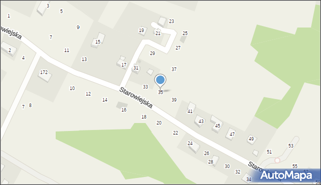 Zakliczyn, Starowiejska, 35, mapa Zakliczyn