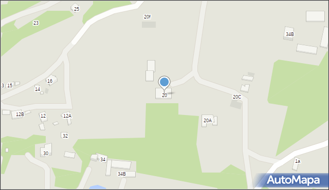 Zakroczym, Starostwo, 20, mapa Zakroczym