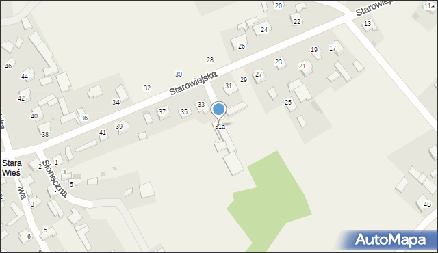 Zarzecze, Starowiejska, 31a, mapa Zarzecze
