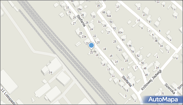 Zawiercie, Stefania, 21, mapa Zawiercie