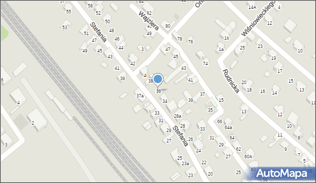 Zawiercie, Stefania, 36, mapa Zawiercie