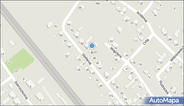 Zawiercie, Stefania, 50, mapa Zawiercie