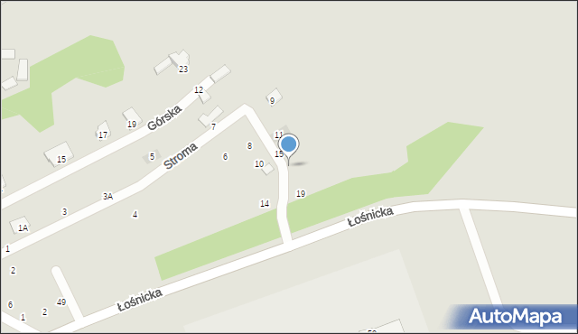 Zawiercie, Stroma, 17, mapa Zawiercie