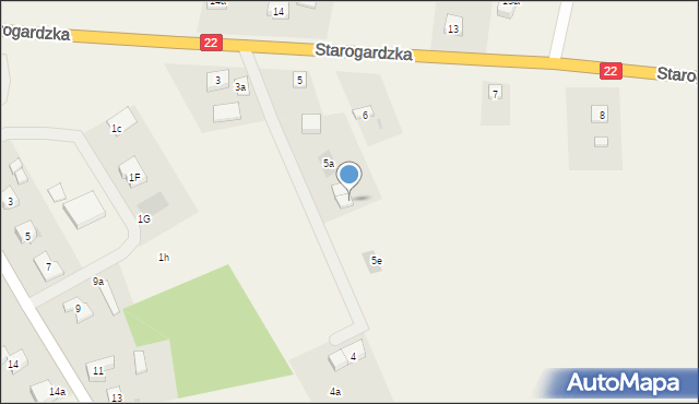 Zblewo, Starogardzka, 5c, mapa Zblewo