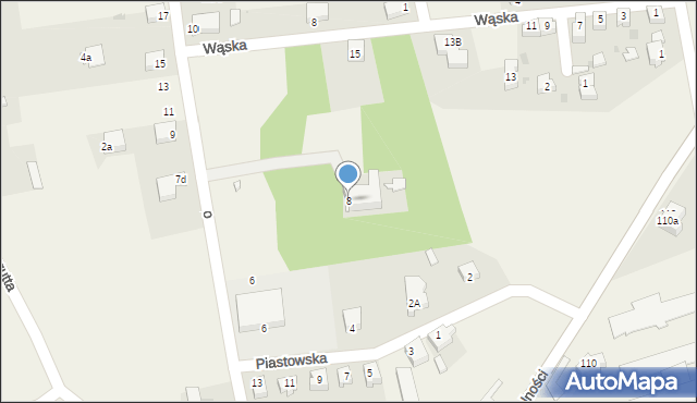 Zbrosławice, Stefana Batorego, 8, mapa Zbrosławice