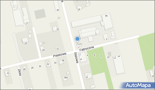 Żelków-Kolonia, Stalowa, 16, mapa Żelków-Kolonia