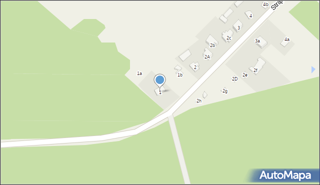 Zendek, Strąków, 1, mapa Zendek