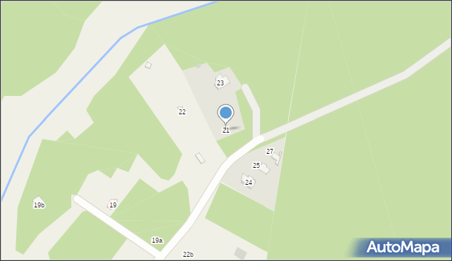 Zendek, Strąków, 21, mapa Zendek
